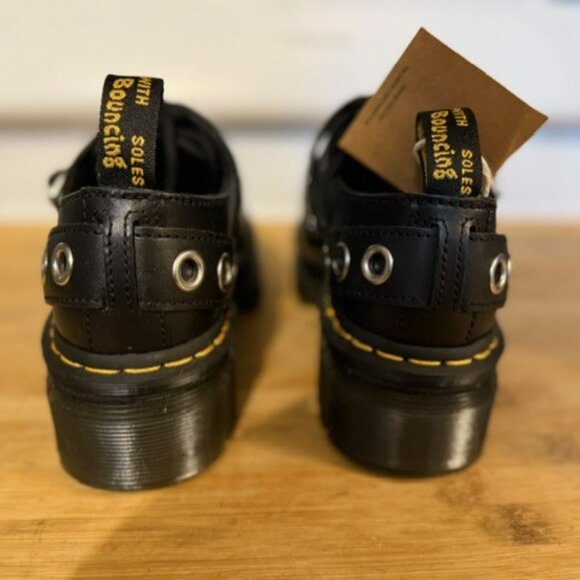 Audrick Hardware Leather Platform Oxford Shoes in Black - RARE - Picture 11 of 16